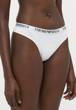 Emporio Armani THONG 2 PACK - Thong - White -Total Wear Store 7a98f4d2d43040c584c3c93c3b880352