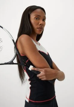 EA7 Emporio Armani TENNIS PRO FREESTYLE TANK - Top - Black/vapor Blue -Total Wear Store 7adb0b5896f54e9e80ef4ea2f450c366