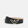 Emporio Armani PLATE BELT - Belt - Nero -Total Wear Store 7b054275045a45cbba0b845f880073eb