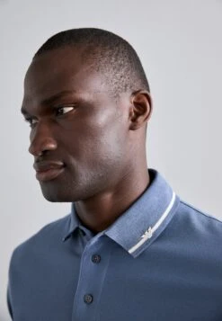 Emporio Armani Polo Shirt - China Blue -Total Wear Store 7b20b4b238dc41a7a54d9cac9de67608