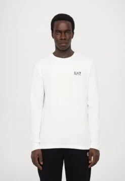 EA7 Emporio Armani TRAIN CORE TEE - Long Sleeved Top - White