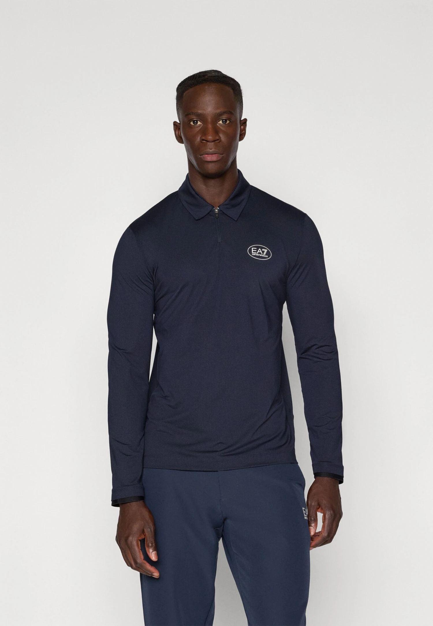 EA7 Emporio Armani GOLF PRO - Polo Shirt - Blue 3 EA7 Emporio Armani GOLF PRO - Polo Shirt - Blue