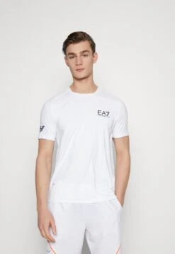 EA7 Emporio Armani Tennis Pro Tee - Basic T-Shirt - White