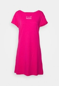 EA7 Emporio Armani Jersey Dress - Pink Yarrow -Total Wear Store 7c500d191d6c447fa6196abd6cbec224