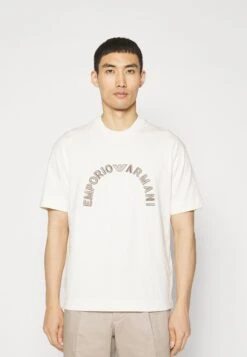 Emporio Armani Print T-Shirt - Vanilla 11 Emporio Armani Print T-Shirt - Vanilla -Total Wear Store 7cb4f0fce35c4b60bd42da59979ec5db