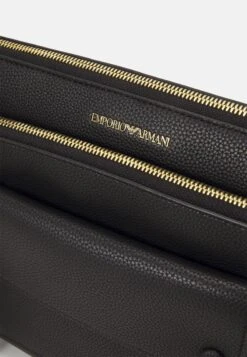 Emporio Armani Mini Pubble - Across Body Bag - Nero/Silver -Total Wear Store 7cc00d9bc4da4aeaae0e7c98fd6b33a0