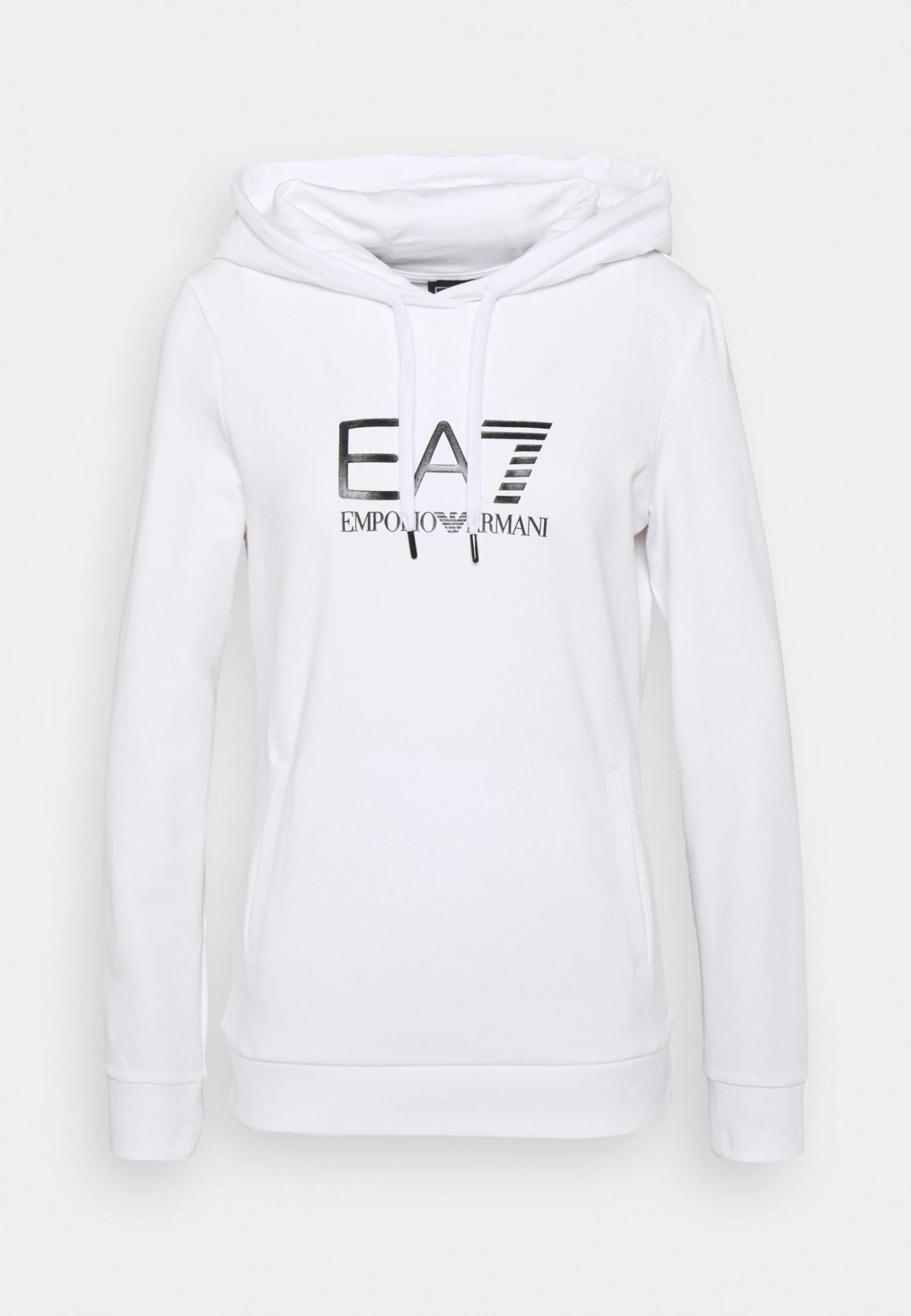 EA7 Emporio Armani Hoodie - White/Black 6 EA7 Emporio Armani Hoodie - White/Black - Image 4