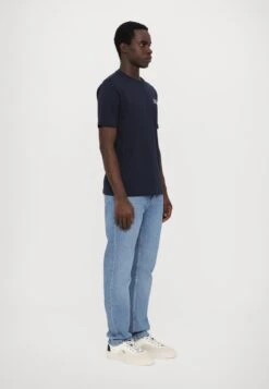 EA7 Emporio Armani Print T-shirt - Blue/white -Total Wear Store 7dbc8fb906e74b908d11a8d96d6206c1