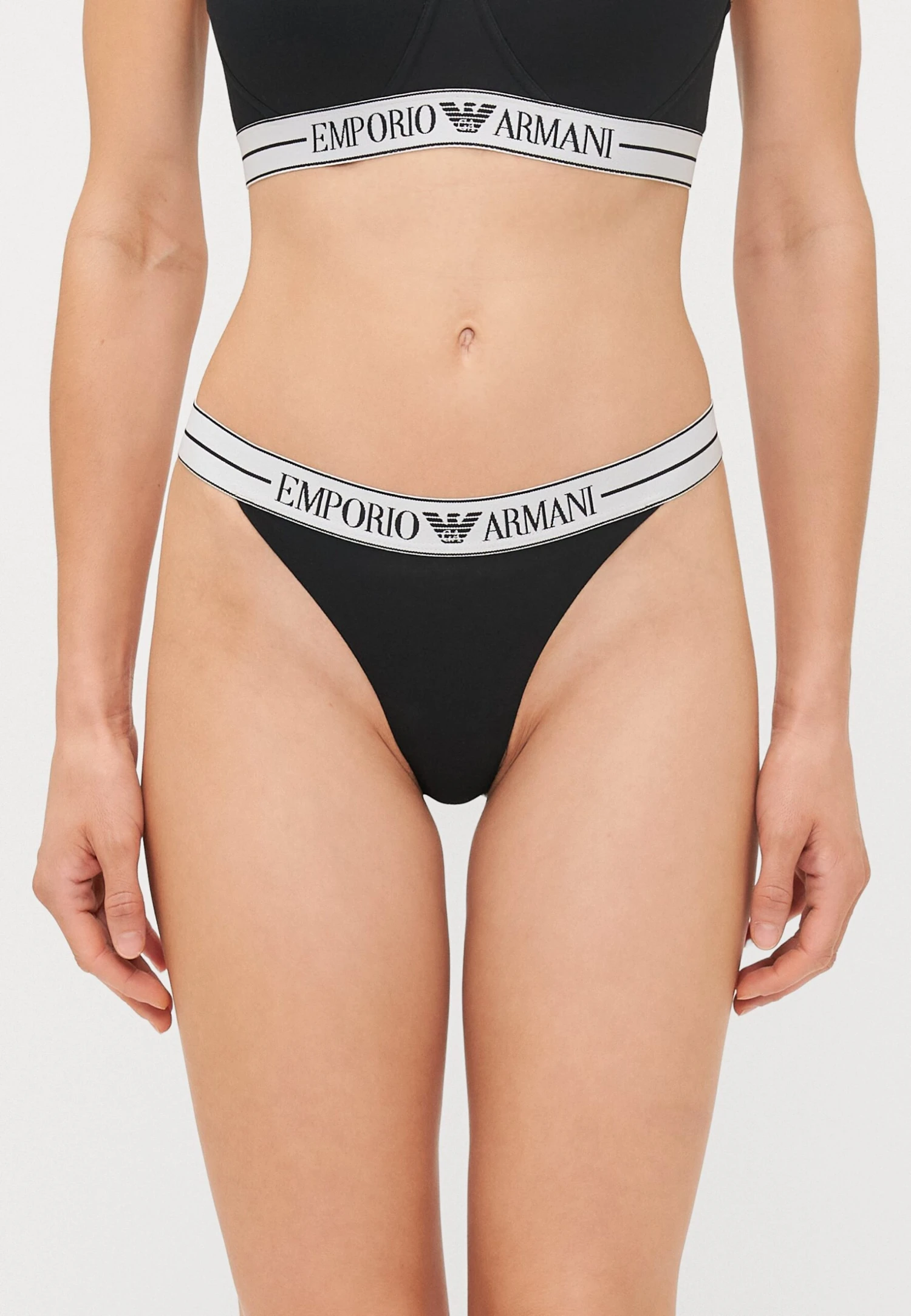 Emporio Armani THONG 2 PACK - Thong - Black 4 Emporio Armani THONG 2 PACK - Thong - Black - Image 2