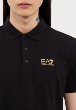 EA7 Emporio Armani TRAIN CORE - Polo Shirt - Black -Total Wear Store 7e8656230ac94bb990f58362b3a94e44