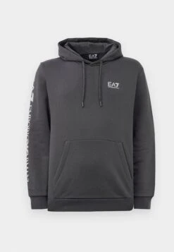 EA7 Emporio Armani TRAIN LOGO SERIES HOODIE EXTENDED - Hoodie - Black/white -Total Wear Store 7eadfcb5ad544ba4b3a70e55748d7472 5