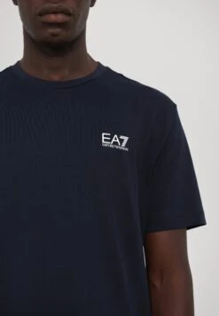 EA7 Emporio Armani Print T-shirt - Blue/white -Total Wear Store 7ec3f44069884cc6b56439047a5f15c8