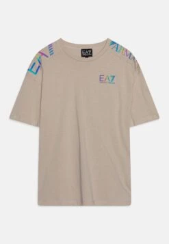 EA7 Emporio Armani Print T-Shirt - Silver Cloud