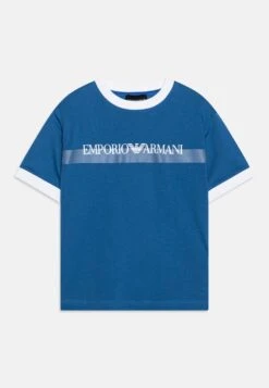 Emporio Armani Unisex - Print T-Shirt - Bluette