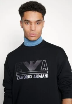 Emporio Armani Sweatshirt - Black/Grey 11 Emporio Armani Sweatshirt - Black/Grey -Total Wear Store 7f2fcaef6feb4e6eba201e48e8a77c00