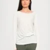Emporio Armani Long Sleeved Top - Putty -Total Wear Store 7f366170f0e34fa4863dc5a3be8591df