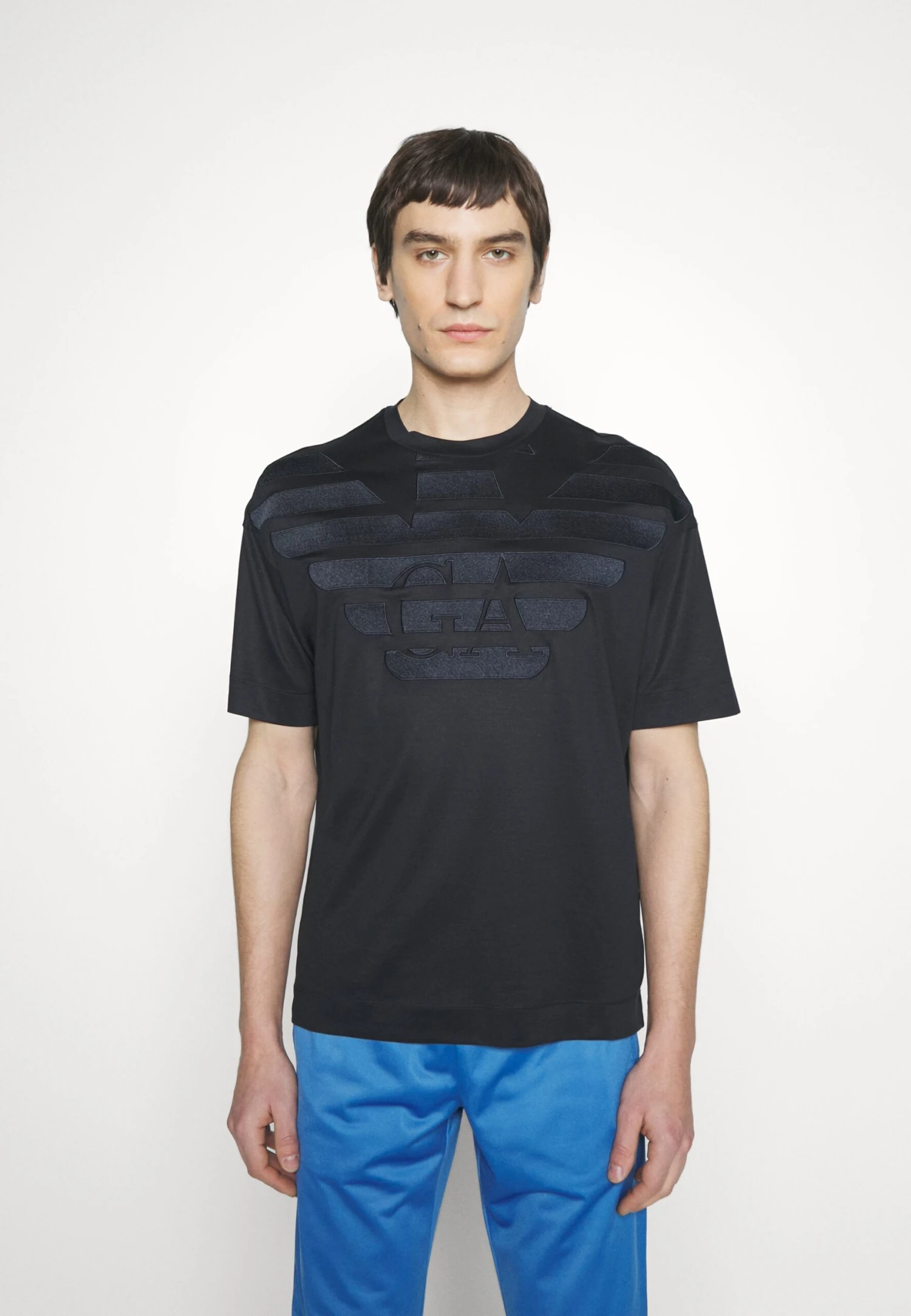 Emporio Armani Print T-Shirt - Navy Aquila 3 Emporio Armani Print T-Shirt - Navy Aquila
