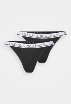 Emporio Armani Thong 2 Pack - Thong - Nero Black 13 Emporio Armani Thong 2 Pack - Thong - Nero Black -Total Wear Store 8061df8379db44679f385e8a2ef9b5b2