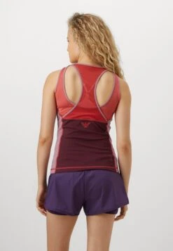 EA7 Emporio Armani TENNIS PRO FREESTYLE TANK - Top - Dusky Orchid/bordeaux -Total Wear Store 80e417555d7e4f059b96c0d09e9c9a7d