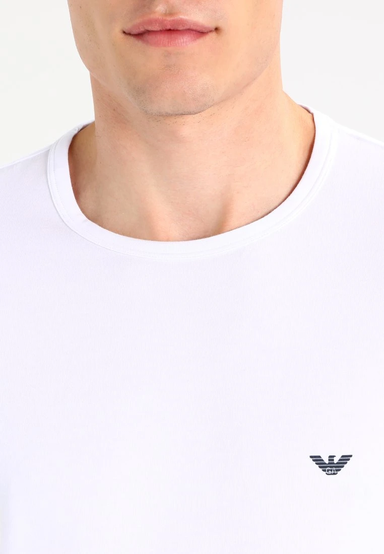 Emporio Armani Crew Neck 2 Pack - Undershirt - White/Navy Blue 7 Emporio Armani Crew Neck 2 Pack - Undershirt - White/Navy Blue - Image 5