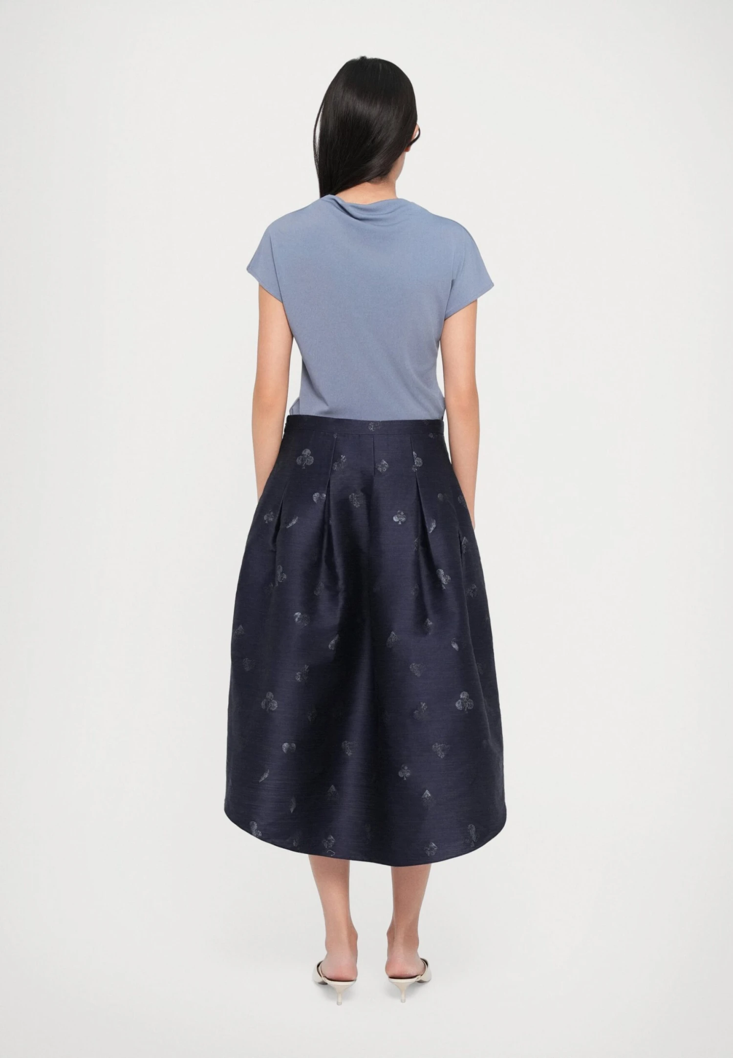 Emporio Armani SKIRT - A-line Skirt - Fancy Blue 5 Emporio Armani SKIRT - A-line Skirt - Fancy Blue - Image 3