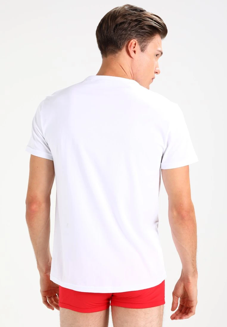 Emporio Armani Crew Neck 2 Pack - Undershirt - White/Navy Blue 5 Emporio Armani Crew Neck 2 Pack - Undershirt - White/Navy Blue - Image 3