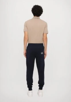EA7 Emporio Armani TROUSER - Tracksuit Bottoms - Blue/white -Total Wear Store 8292d7eb2c5247078663004c982e68db