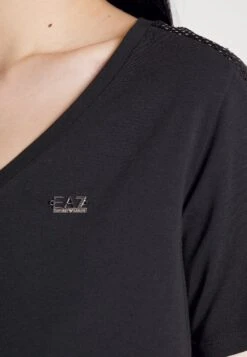 EA7 Emporio Armani T-Shirt - Print T-Shirt - Black -Total Wear Store 8314436607504a14ad21331bdd87d82a
