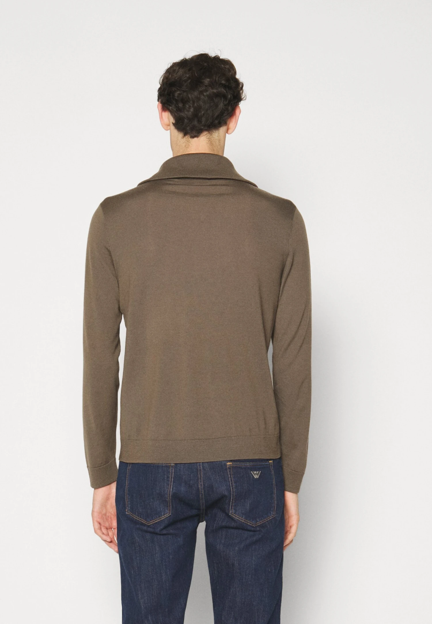 Emporio Armani Jumper - Taupe 6 Emporio Armani Jumper - Taupe - Image 4