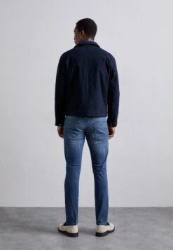 Emporio Armani 5 POCKETS PANT - Slim Fit Jeans - Medium Blue Denim -Total Wear Store 83637563cf884338a44d4019b3b95d4f