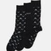 Emporio Armani Short Socks 3 Pack - Socks - Black 2 Emporio Armani Short Socks 3 Pack - Socks - Black -Total Wear Store 8385377614da4839b0cdb289d66127f8