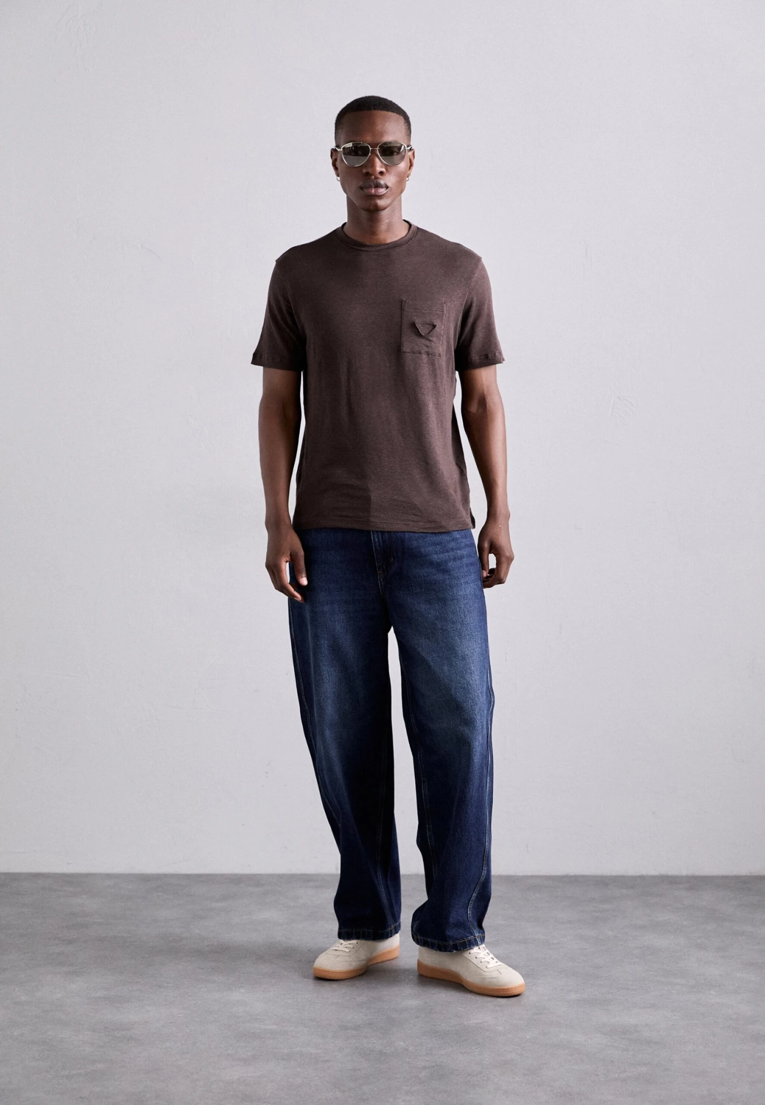 Emporio Armani Basic T-shirt - Mole 4 Emporio Armani Basic T-shirt - Mole - Image 2