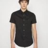 Emporio Armani Shirt - Nero -Total Wear Store 83c4fb0d48b04caf9685c0f1148446fe