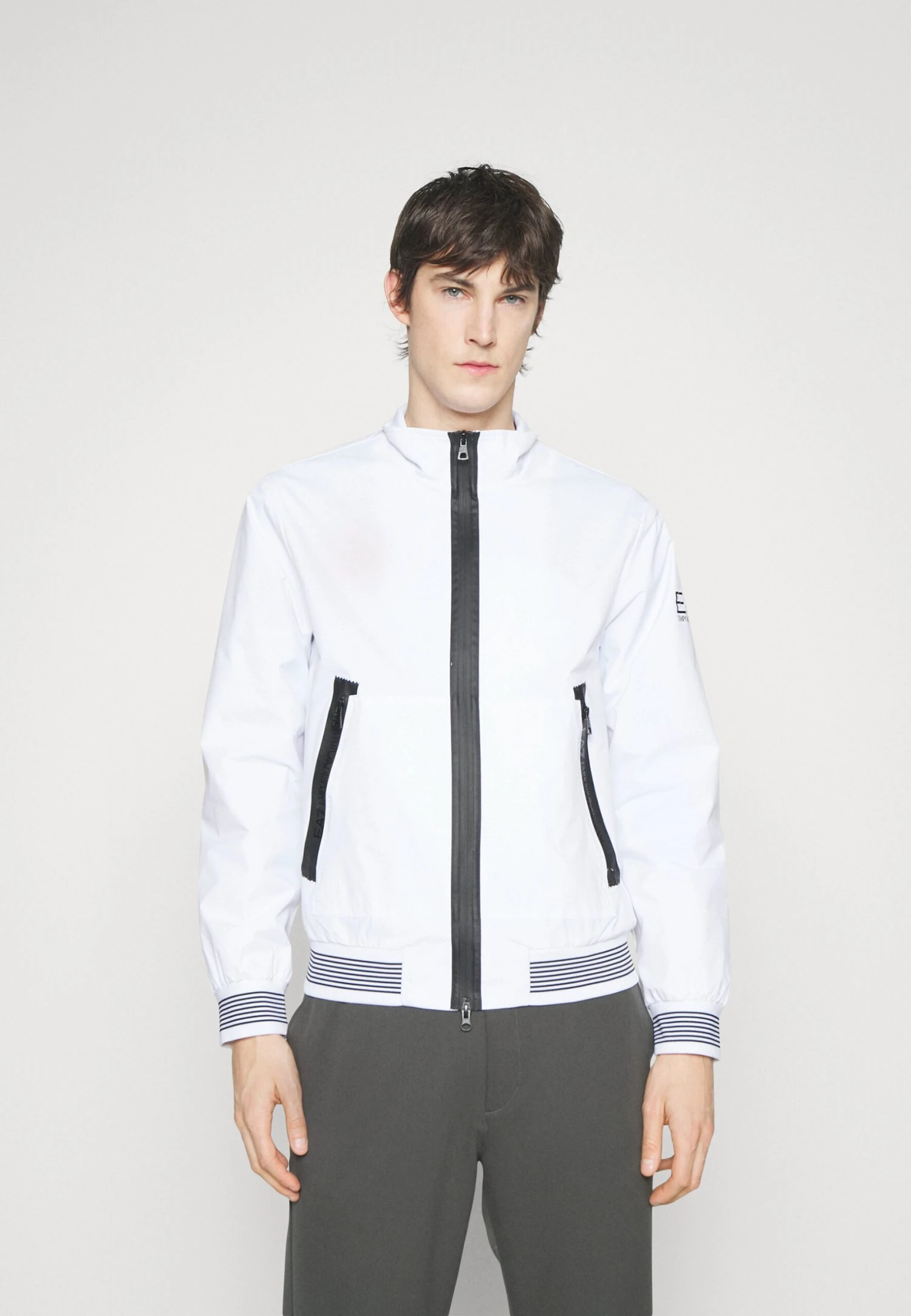 EA7 Emporio Armani Bomber Jacket - White 3 EA7 Emporio Armani Bomber Jacket - White