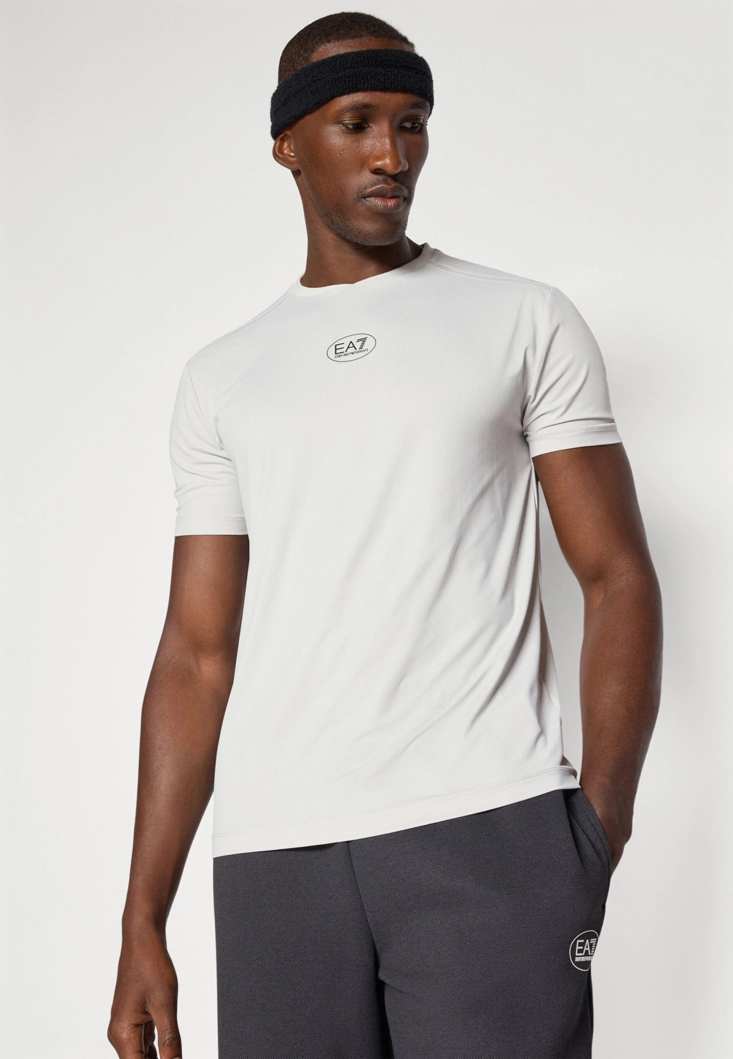 EA7 Emporio Armani TENNIS PRO TEE - Sports T-shirt - Vapor Blue 6 EA7 Emporio Armani TENNIS PRO TEE - Sports T-shirt - Vapor Blue - Image 4