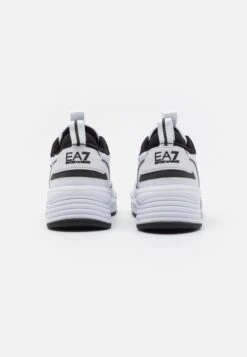 EA7 Emporio Armani Unisex - Trainers - Opt White/Black -Total Wear Store 8459d019f1fc409b821c8002684eff12