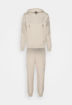 EA7 Emporio Armani Ventus Suit Graphic Set - Tracksuit - Oxford Tan -Total Wear Store 8517429e06804fd78a859983fcb4b7f4