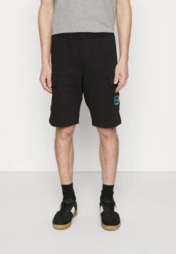 EA7 Emporio Armani Shorts - Tracksuit Bottoms - Black