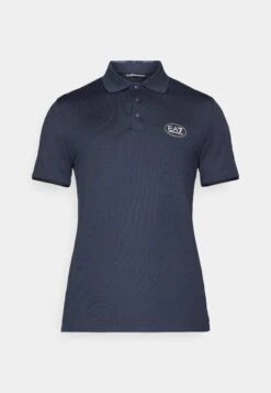 EA7 Emporio Armani GOLF PRO COLLAR - Polo Shirt - Blue -Total Wear Store 85bafdf9c90745eca370d1653186ffea