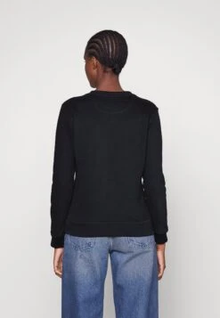 EA7 Emporio Armani Sweatshirt - Black/Sparkle -Total Wear Store 85d44e19caf84bb3a233d649dddec80f