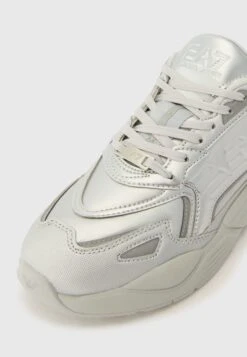 EA7 Emporio Armani ACE SPECIAL UNISEX - Trainers - Triple Matt Silver-coloured -Total Wear Store 86462e2e352e45a29f0cdeb8671a90d1