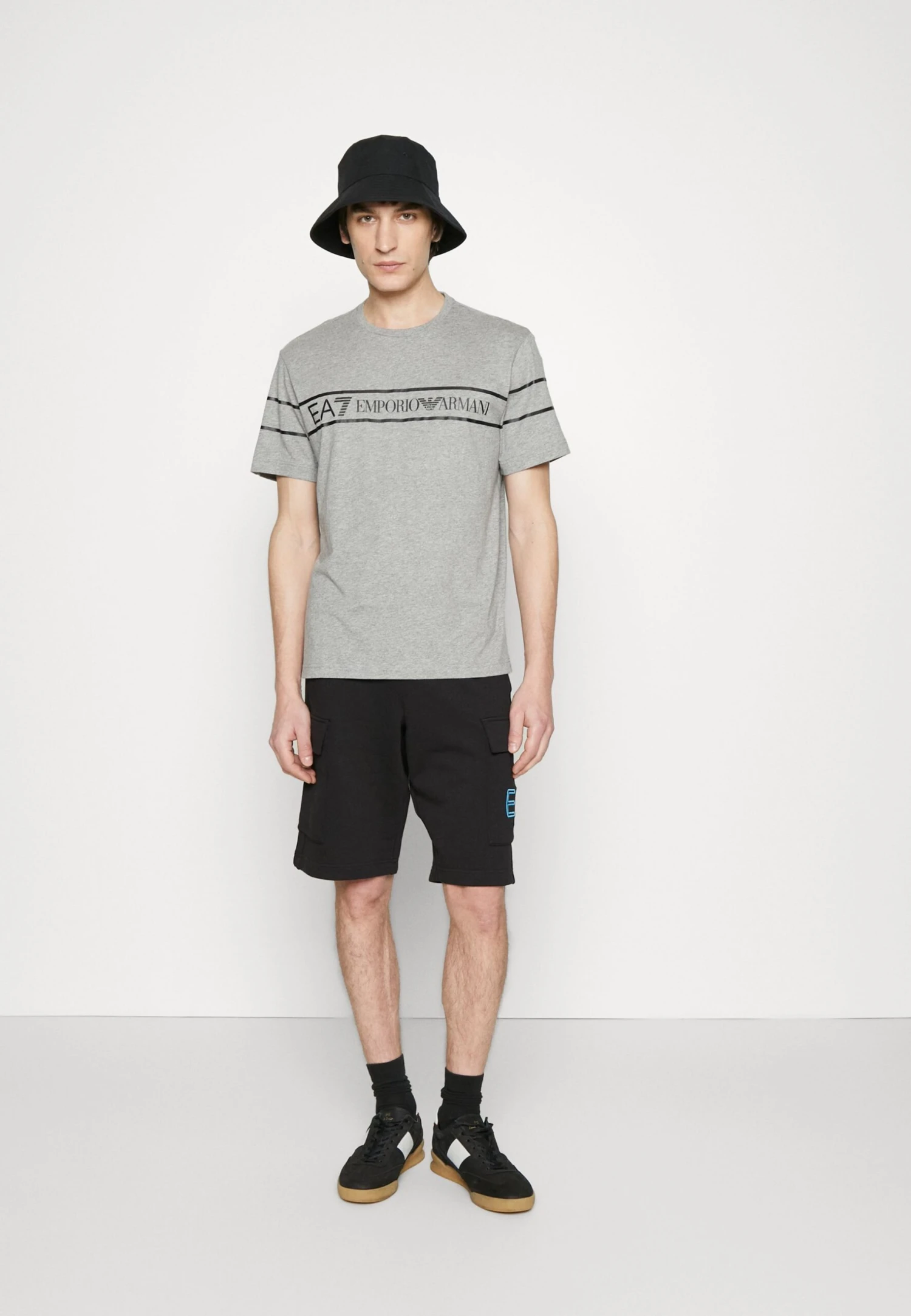 EA7 Emporio Armani Shorts - Tracksuit Bottoms - Black 4 EA7 Emporio Armani Shorts - Tracksuit Bottoms - Black - Image 2