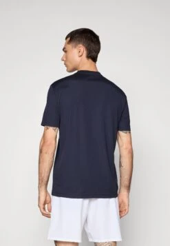 EA7 Emporio Armani TENNIS CLUB TEE - Basic T-shirt - Blue -Total Wear Store 87151a675e4b4d2caef82d337b08a1a6