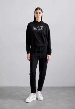 EA7 Emporio Armani TRACKSUIT - Tracksuit - Black/silver -Total Wear Store 876604befb3a4f21900ff0de5e710c04