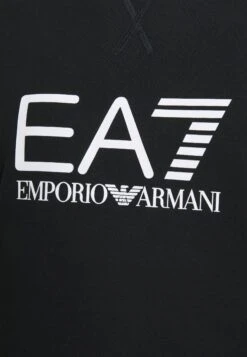EA7 Emporio Armani Sweatshirt - Black/White -Total Wear Store 8779cad940d84304941c1ce048ec2d5d