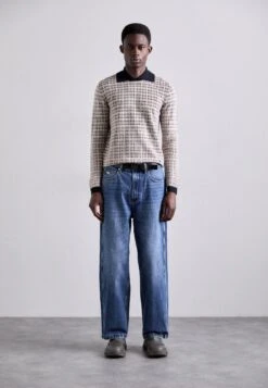 Emporio Armani PLATE BELT - Belt - Cacao/nero -Total Wear Store 87bb3d9141154c6a85d5e900a050f8f1