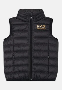 EA7 Emporio Armani UNISEX - Waistcoat - Black/gold