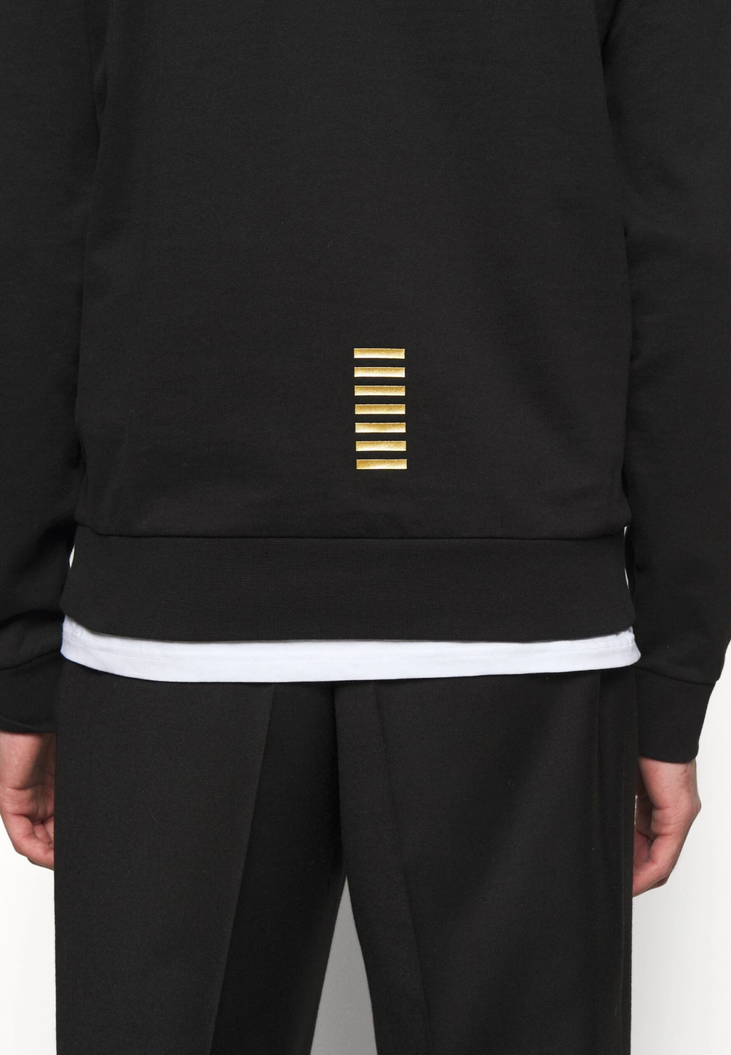 EA7 Emporio Armani Hoodie - Black/Gold 9 EA7 Emporio Armani Hoodie - Black/Gold - Image 7