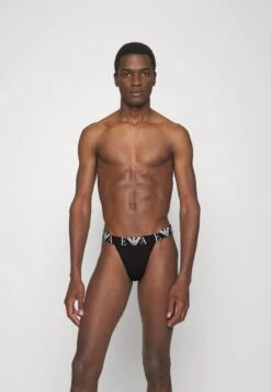 Emporio Armani 2Pack Jockstrap - Briefs - Schwarz/Hellgrün