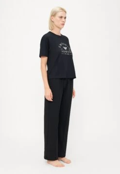 Emporio Armani LOOSE FIT TROUSERS - Pyjama Bottoms - Black -Total Wear Store 88c91ef84c404f419de4481ef1f355b6